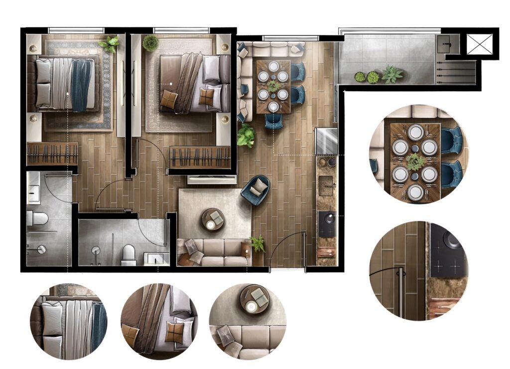 Atlantia Ocean View Home Boutique – planta 3