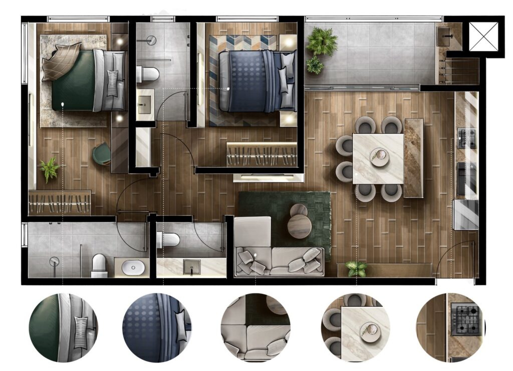 Atlantia Ocean View Home Boutique – planta 4