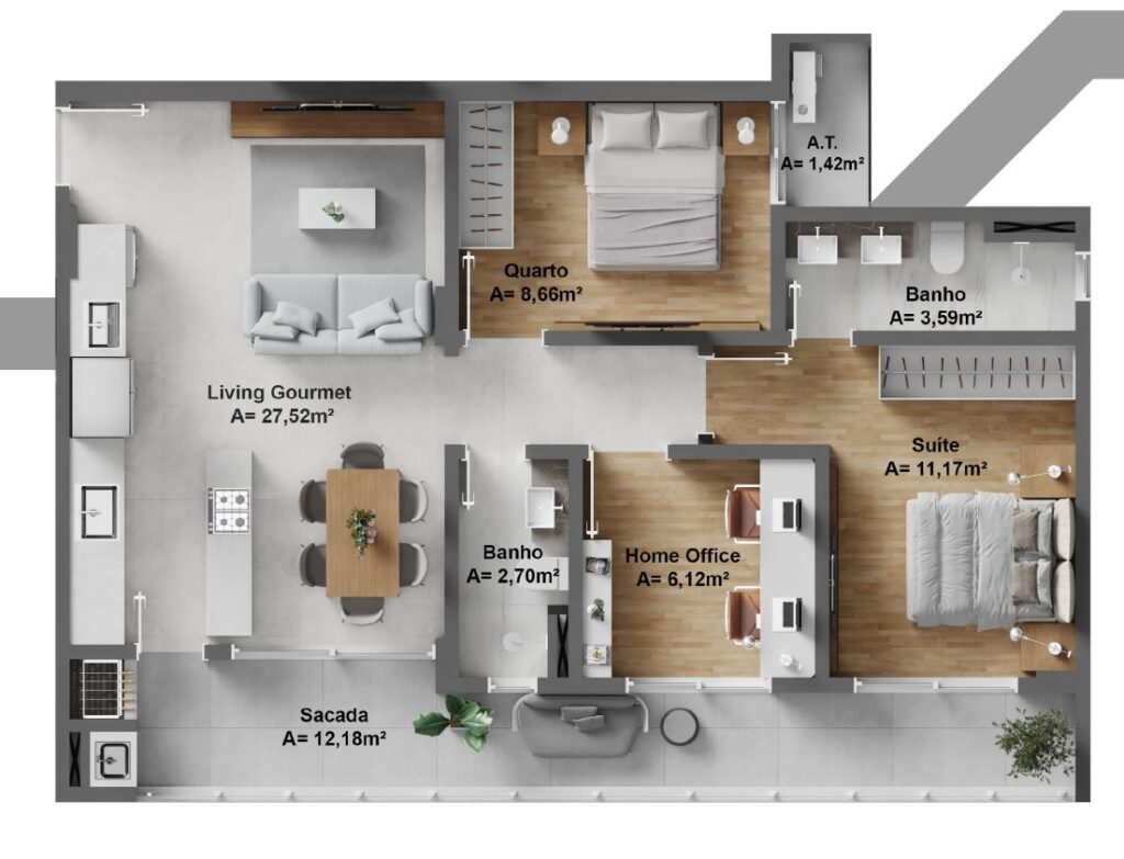 Urbe Residence — CK Construções e Empreendimentos – planta 2