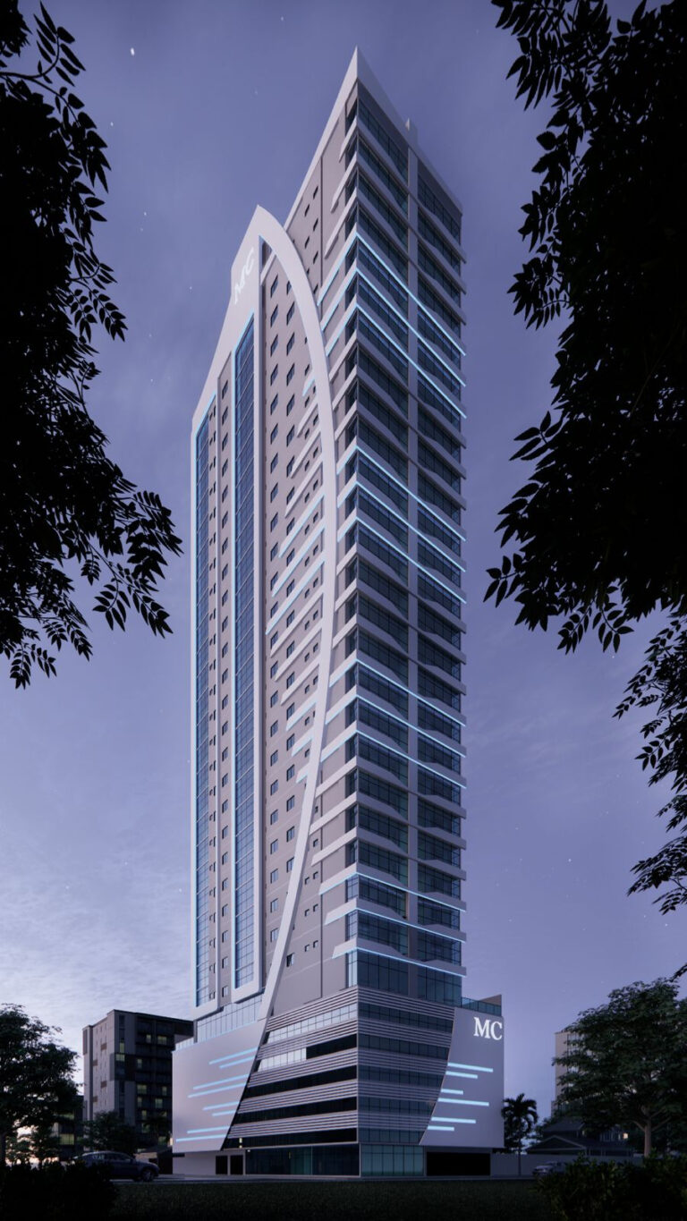 Blue Building