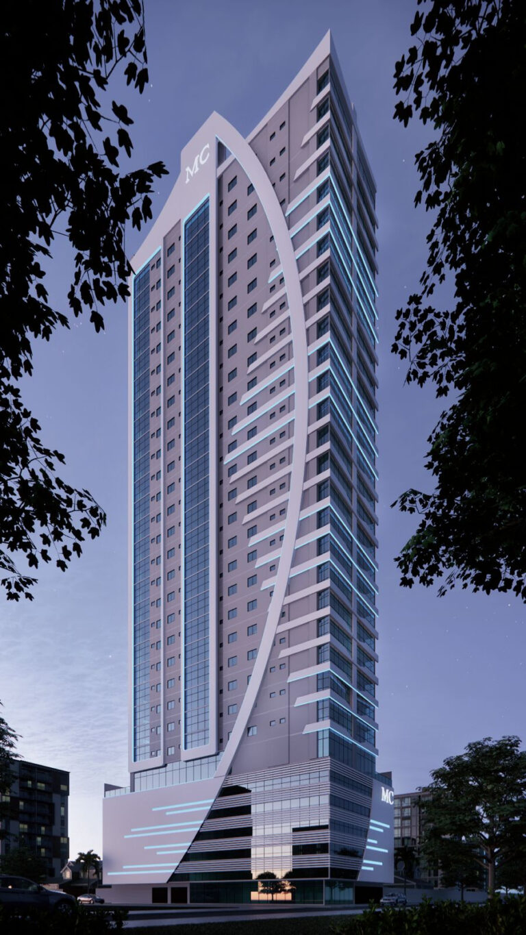 Blue Building