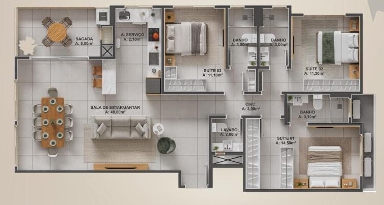 Seven – planta 2