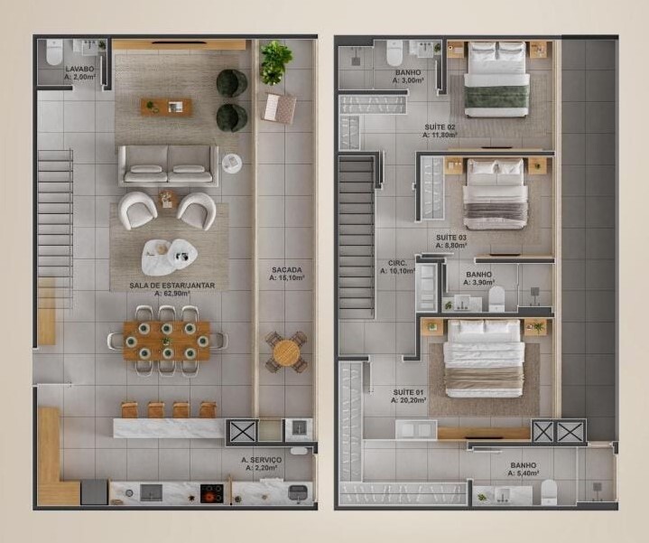Seven – planta 3